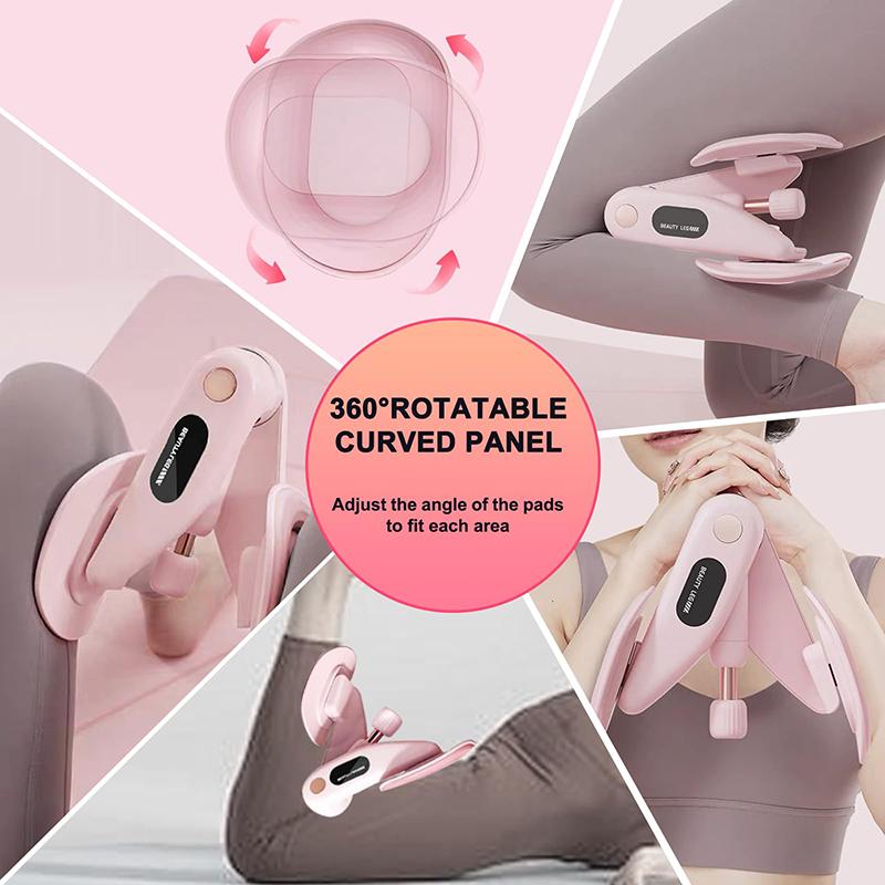 Thigh Master Pelvic Floor Trainer Adjustable Resistance With Counter Kegel Exercises Device Muscle Trainer For Women Home Gym