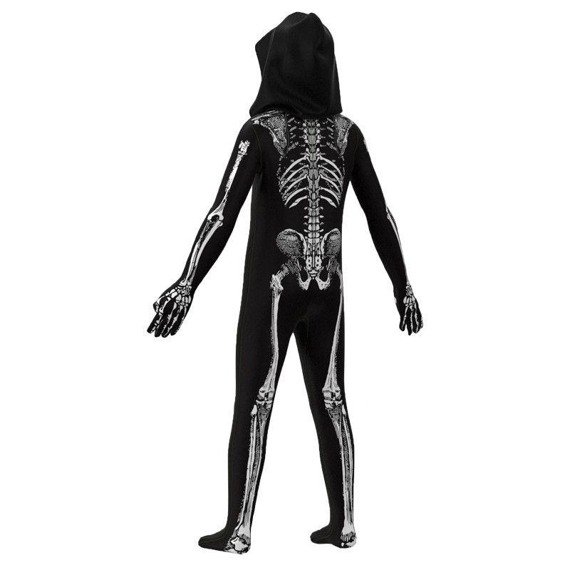 Collant Scheletro Horror per Bambini per Divertimento ad Halloween e Cosplay