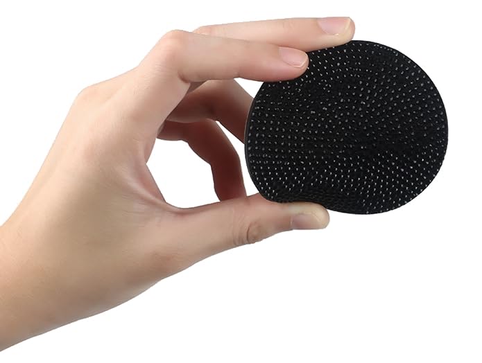 Car Coasters for Drink Rhinestone Set of 2 Holders, Non-Slip, Design, Beautiful, (Silver)