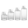  Airtight Detergent Dispensers with Measuring Cup Convenient Storage Container