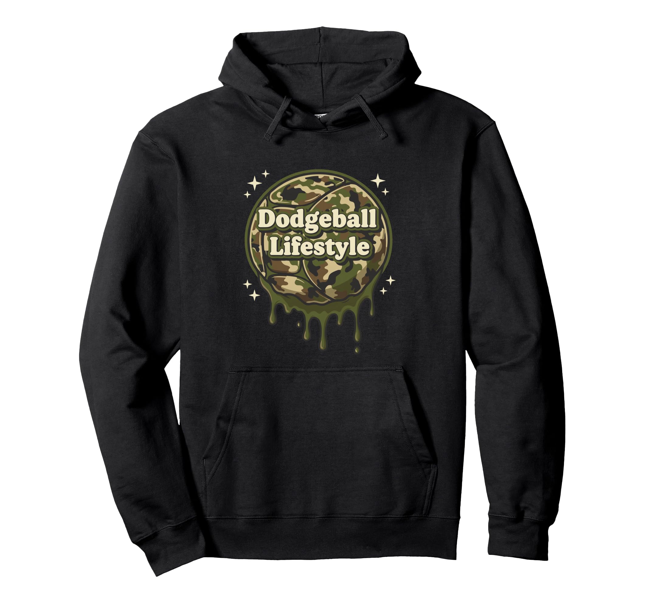 Camouflage Dodgeball Drip Lifestyle Hoodie