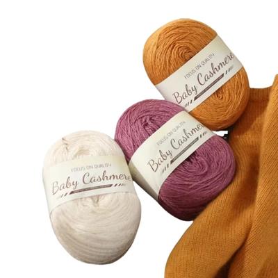 50g Weiche Wolle Strick Kaschmir Garn Lang Dünn DIY Hand Häkeln Knäuel Mohair Garn zum Basteln