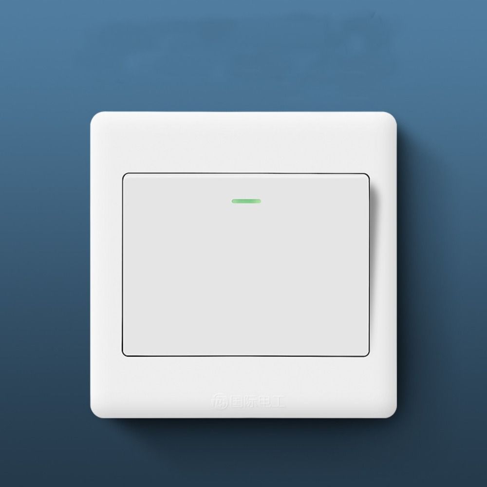 1/2/3/4 Gang Wall Light Switch Panel On / Off Push Buttons Wall Switches Durable Home Accessories Electrical Equipment Parts