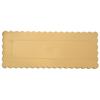 Cake Base, Golden Rectangular Cake 33x12 Cm