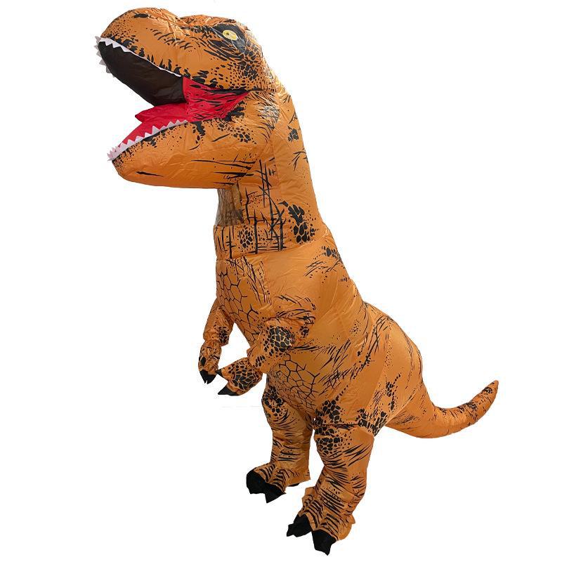 Halloween Inflatable Tyrannosaurus Rex Costume - Realistic Dinosaur Party Suit