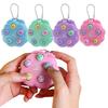 NEW Kawaii Fidget Toys Whack a Mole Keychain Simple Dimple Fidget Board Portable Antistress Decompression Toys for Children