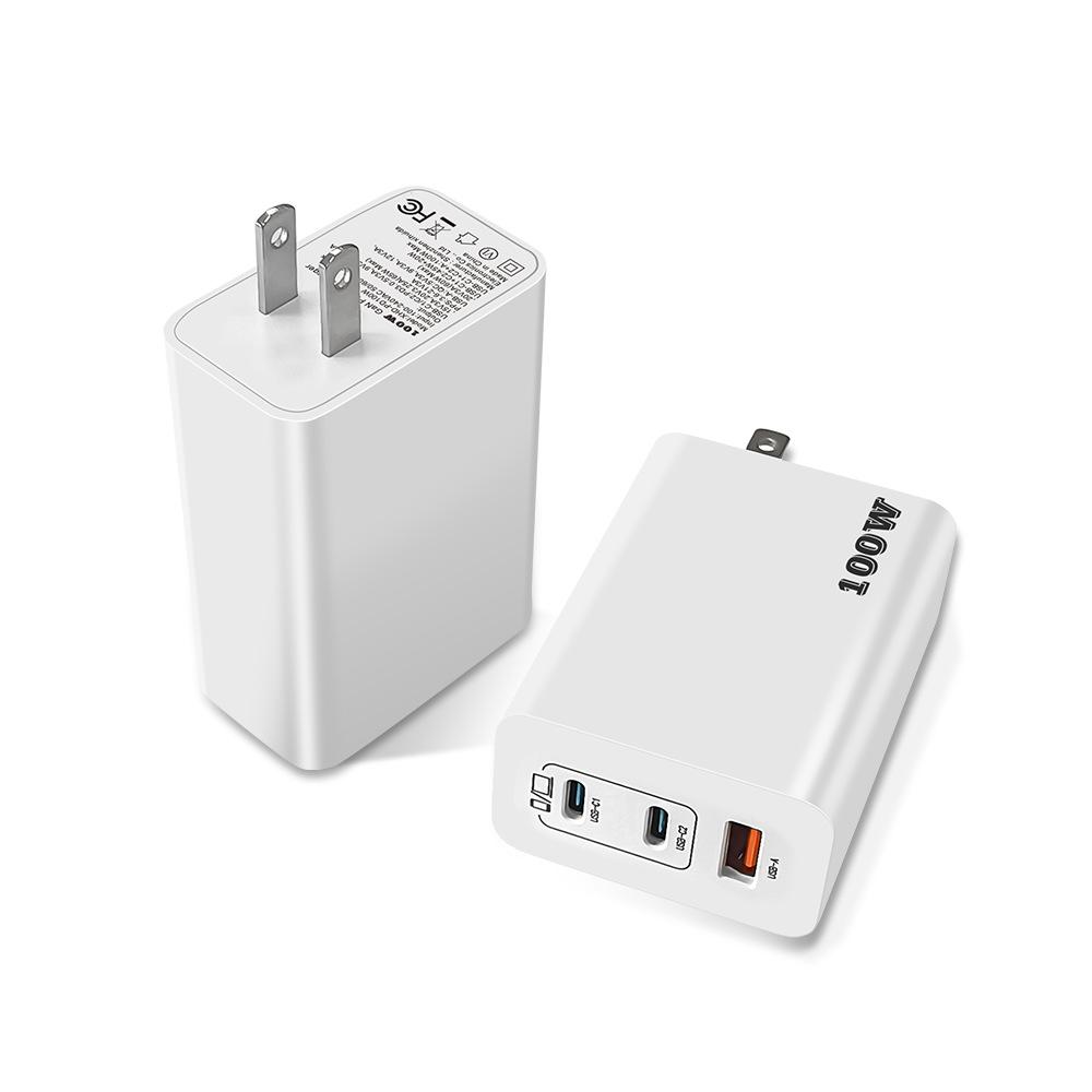 High Power 100W American GaN Multi-port Fast Charging Suitable for Apple 16 Charger Samsung Mobile Phone Samsung Laptop
