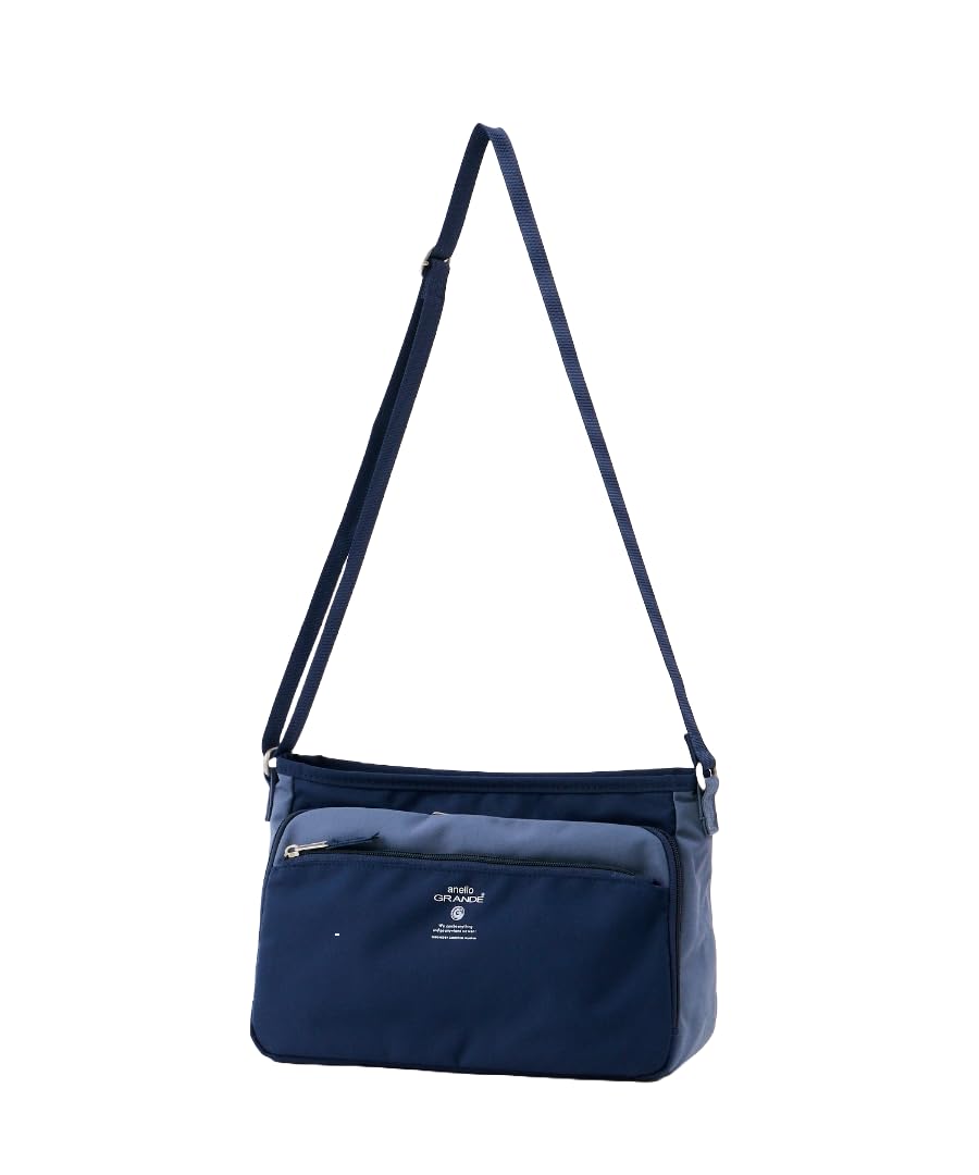 

Anello CABIN GTM0452Z HNV Shoulder Bag, A5 Size, Lightweight, Water-Repellent, and with Multiple Storage Spaces