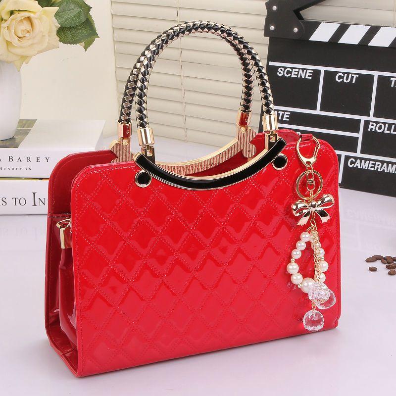 

New Fashion Shoulder Bag Crossbody Bag Women s Versatile Handbag Trend Bag бордовый