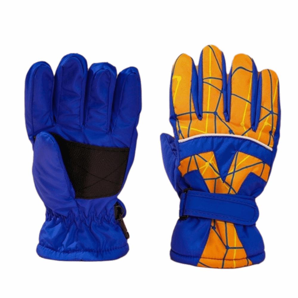 Thicken Children Snow Mittens Waterproof Winter Snowboard Gloves  Winter Season жёлтый