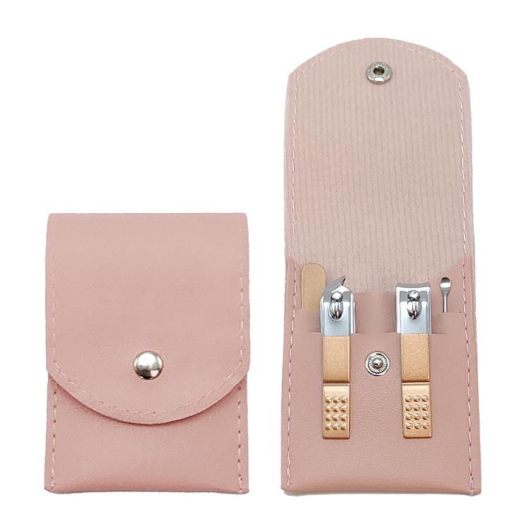 

Rose Gold 18-Piece Stainless Steel Manicure Set - Nail Clippers & Art Tools