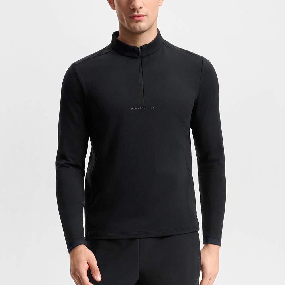 New FILA Fitness Series T Shirt Men's Pitch Black A11M511209F-BK