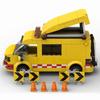 Moc Stavebnice Město Model Auta Série Střední Panelový Dodávka Technologie Modulární Bloky Dárky Hračky Pro Děti DIY Sady Sestavení