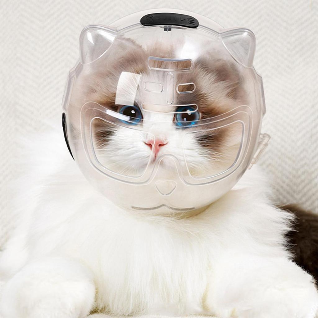 Kaganiec dla kota Przeciw gryzieniu Osłona na pysk Maska kulkowa do podróży Kąpieli