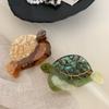 Ocean Series Animal Hair Clip Acetic Acid Big Shark Clip Fashion Acetate Turtle Hair Claw  Daily