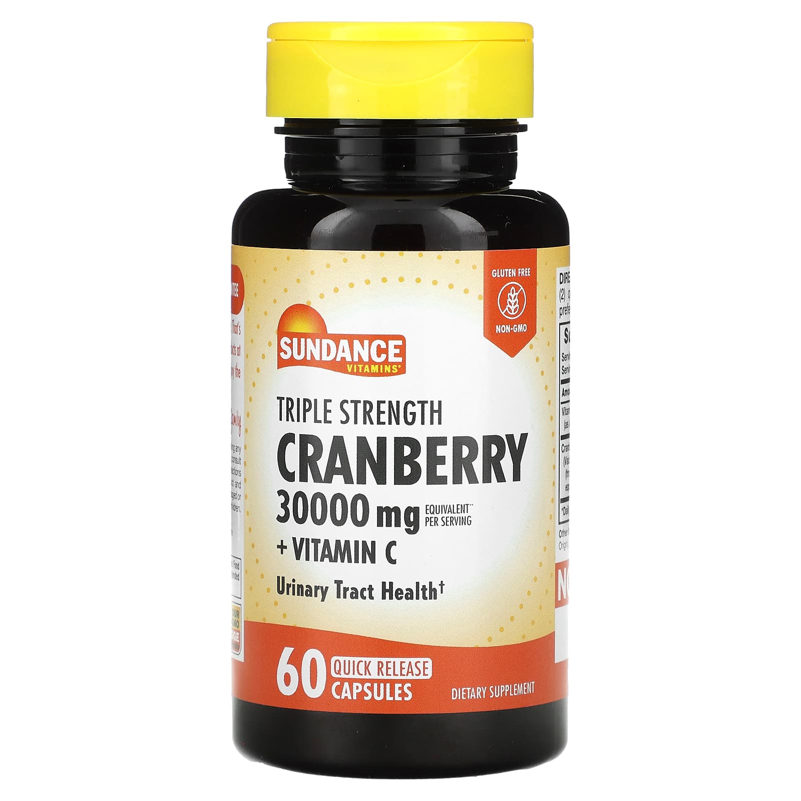 

Triple Strength Cranberry, 10,000Mg, 60 Rapid Release Capsules