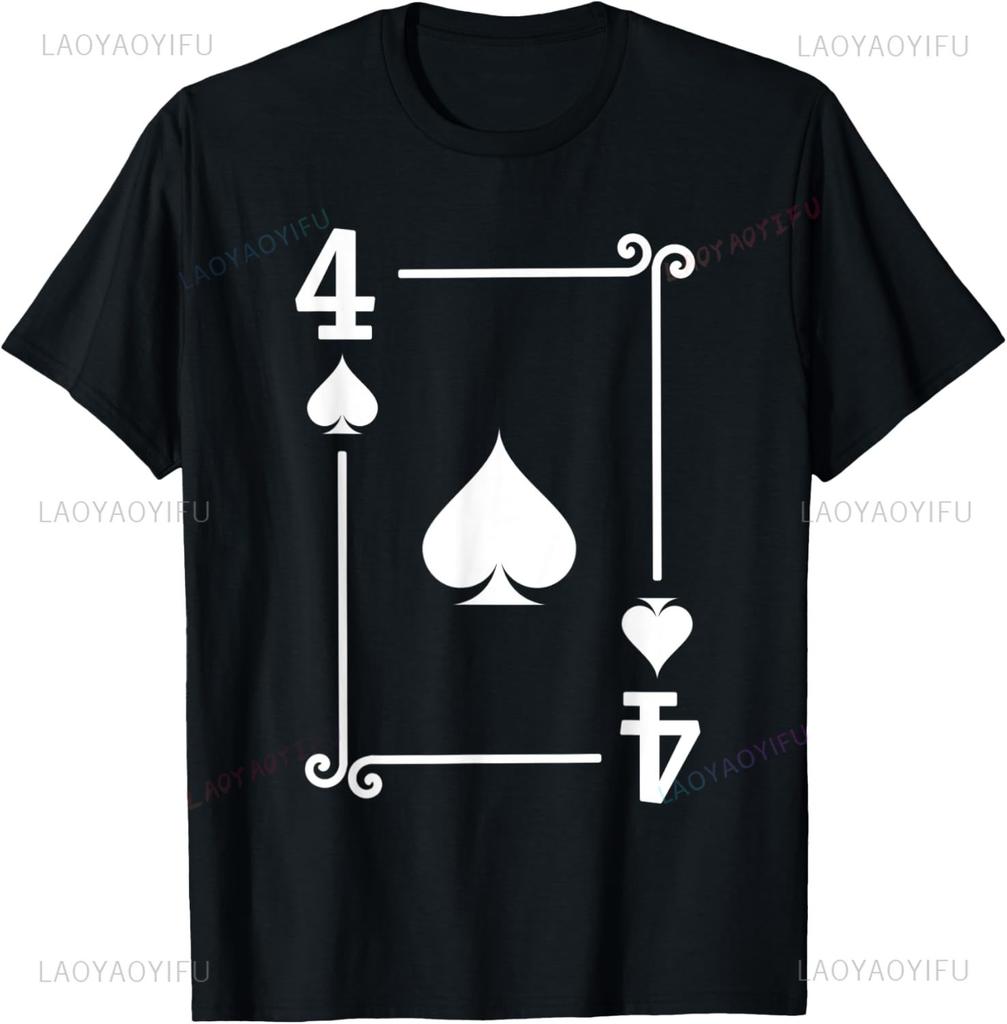 Playing Cards Costume -   Diamonds Card Poker T-Shirt Unisex Summer Streetwear Tops Camiseta