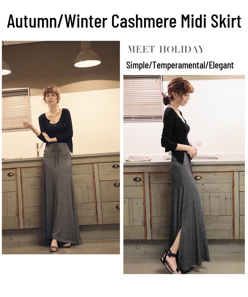 Modal Strappy A-Line Summer Skirt for Plus-Size Women