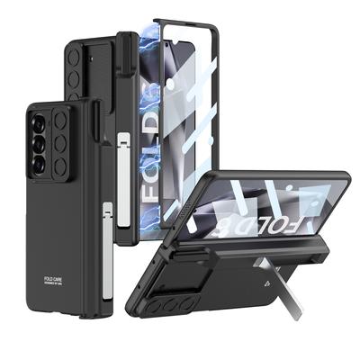 Magnetic Hinge Protection Hard PC Phone Cover for Samsung Galaxy Z Fold 6 Case Shockproof with Screen Protector
