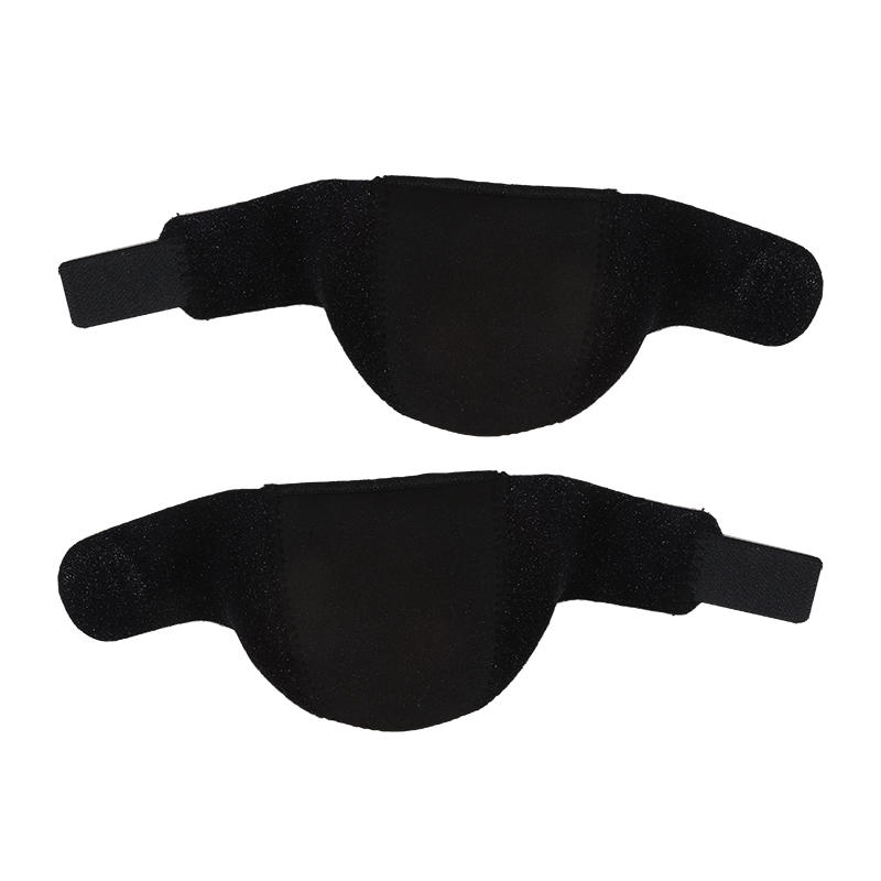 1 Pair Silicone Heel Pads Shock Absorption Relieving Leg Pressure Adjustable Straps To Prevent Slipping Insoles S/L Size