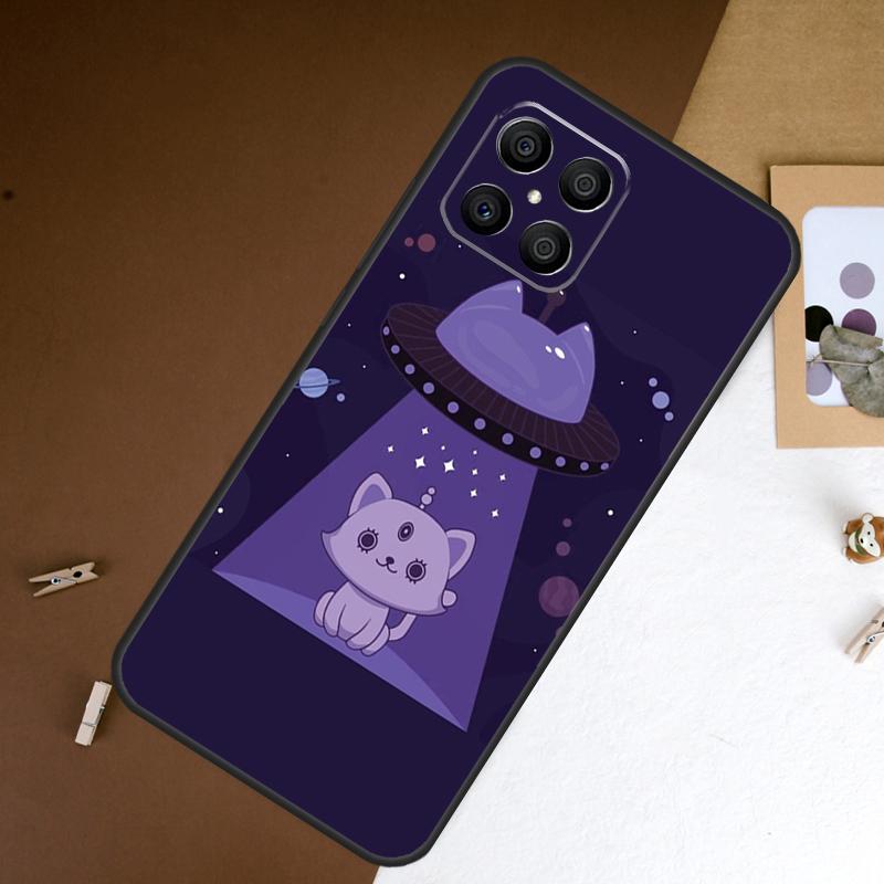 UFO Alien Cat universe Case For Honor Win RT 90 50 70 Lite 200 400 Pro X9a X9b X9c X9d X8b X8c Magic 7 6 8 Pro Cover