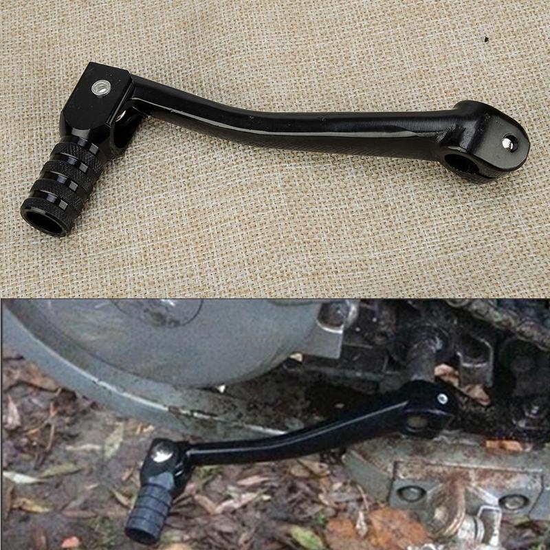Black Aluminium Alloy Folding Gear Shift Shifter Lever For Motorcycle ATV Dirt Pit Bike