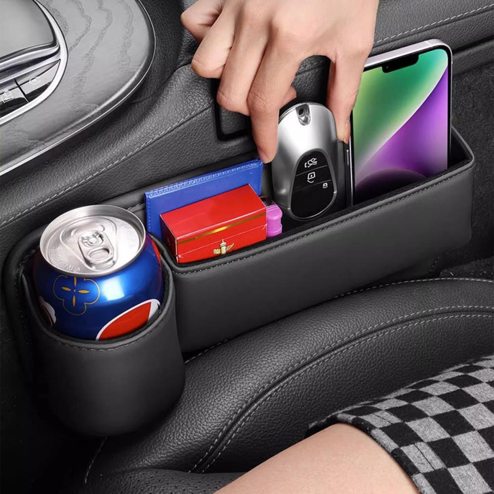 Car Seat Gap Organizer Storage Box Pocket Multifunction Universal Wallet Keys Card Cup Phone Holder Auto Interior Accessories