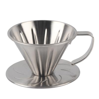 Stainless Steel Pour Over Coffee Dripper Cone Filter Cup Stand Coffee Machine Accessories Home