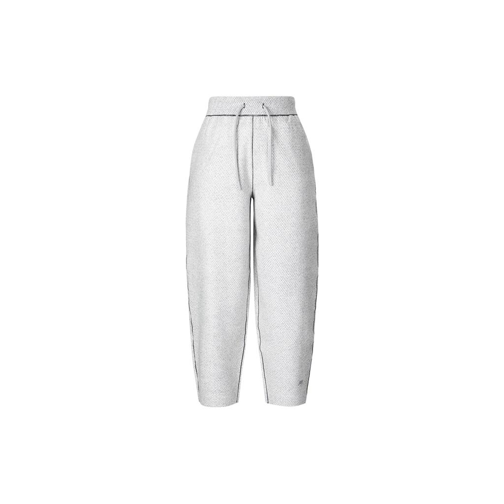 Nike Solid Color Breathable Letter Embroidery Casual Sports Pants Women Bottoms Light-Smoke-Gray DQ6682-084