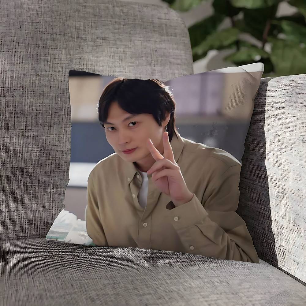 R-Roh J-Jae W-Won Pillow Case For Sofa Decor Home Car Office Living Room Printing Cushion Cover Decorations and Protector