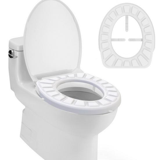 Silicone Toilet Seat Cover Reusable Waterproof Portable Keep Clean Safe In Public Toilets for Adults And Kids