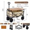 Portable Foldable Camping Trolley for Outdoor Picnics and Outings