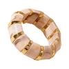 Vintage Acrylic Stretch Bangle Elastic Cuff Bracelet Lightweight Temperament Jewelry For Women Men Unisex Wristband