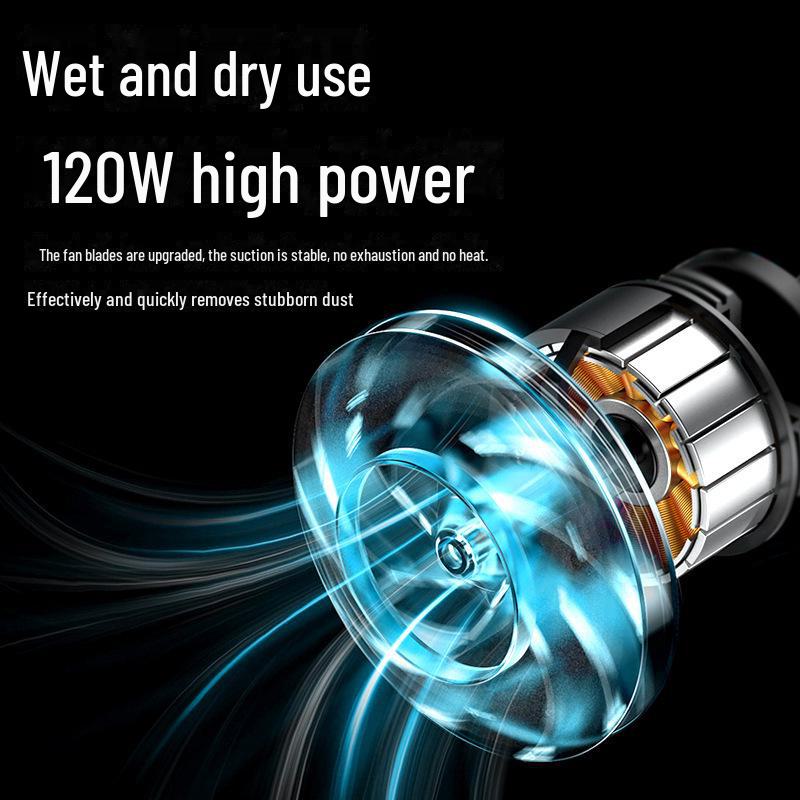 Aspirator portabil wireless pentru mașină și birou