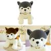 Plüschtier Husky mit Glöckchen für Kinder und Erwachsene Heimdekoration Geschenk