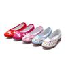 Fashion Women Summer 2025 Flat-heeled Shoe National Dance Flats Comfortable Women's Loafers 34 Women Chinese Embroidered Foral Shoes