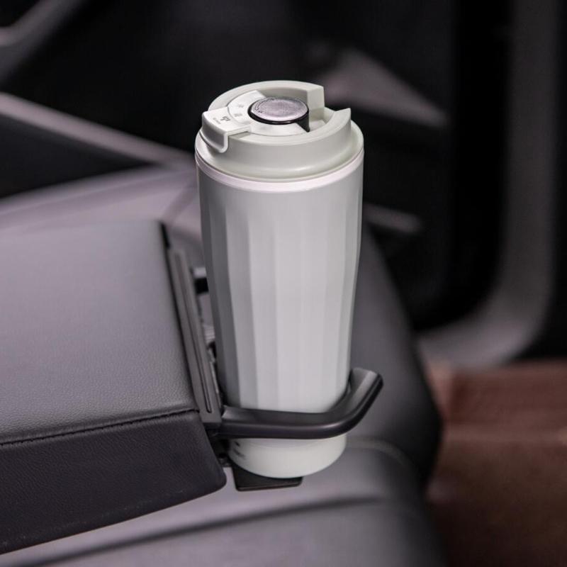 Intelligent Temperature Control Vehicle Heating Cup 500ml Stainless Steel Insulated Mug For Commuting Camping Office Use