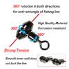 Cross Fishing Fishing Bearing Swivels Cross Line Swivel Fishing Connector 3 Way Fishing Swivels