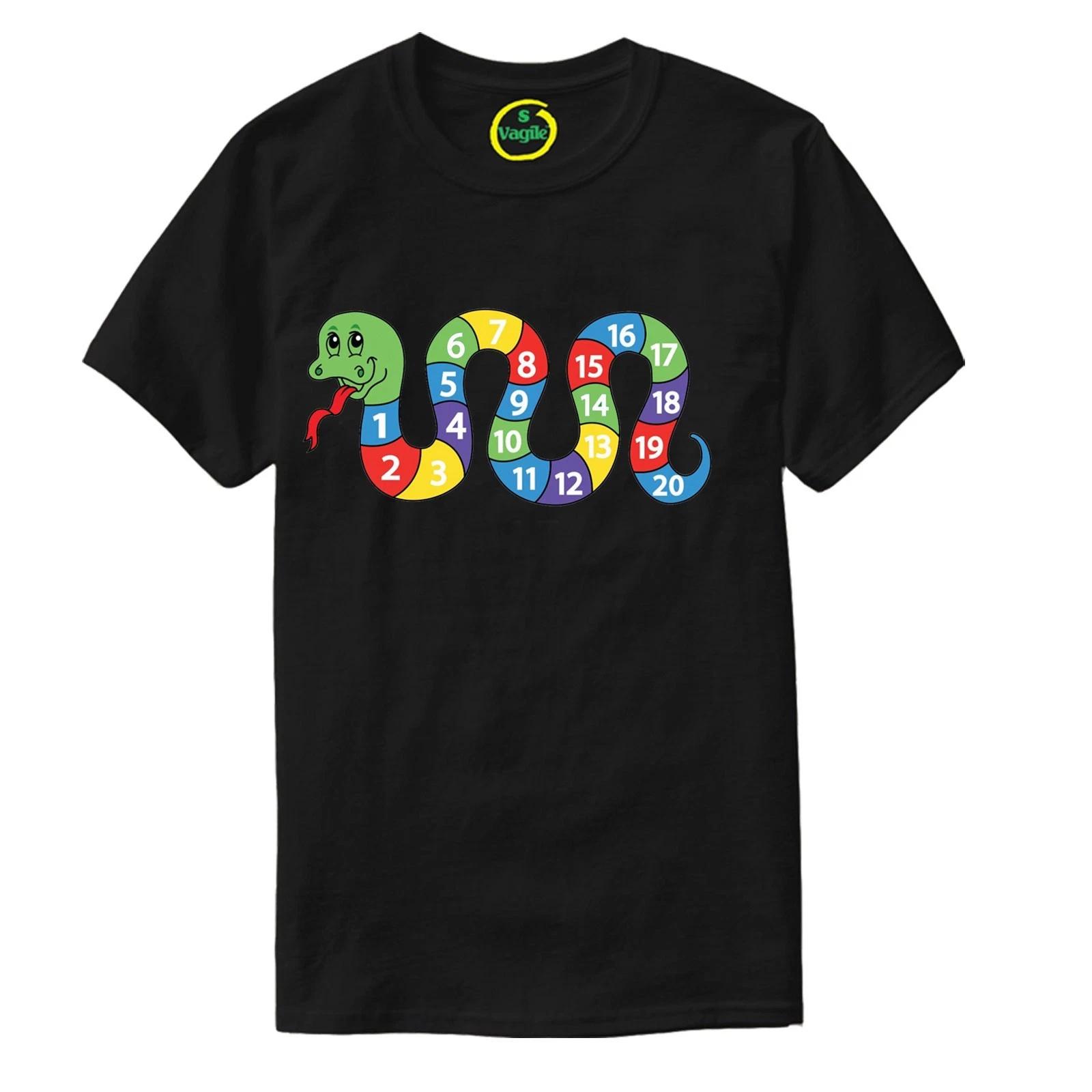 Kids Boys Girls Anaconda Number Day 2026 Maths Symbols School Tee T-Shirt Top 140