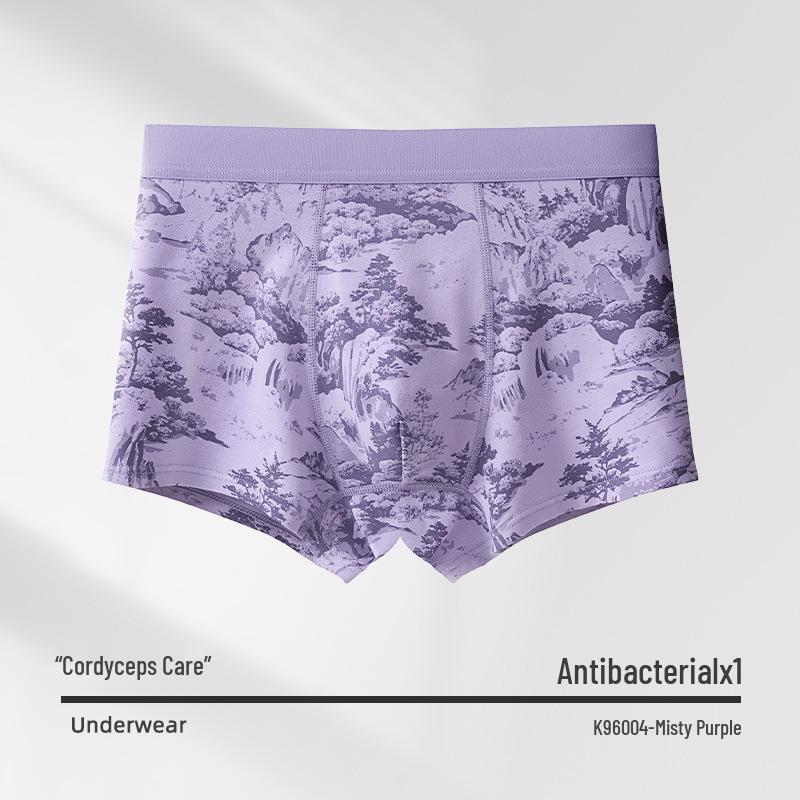 

Мужские дышащие боксеры-брифы из 100% хлопка больших размеров XXL - Waist 76cm (210-250 lbs)