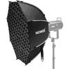 NEEWER 90cm Octagonal Softbox, Bowens Mount, Quick Setup, Foldable, with Diffuser/Grid/Bag, Compatible with Parabolic Softboxes: Aputure 120d, Godox S