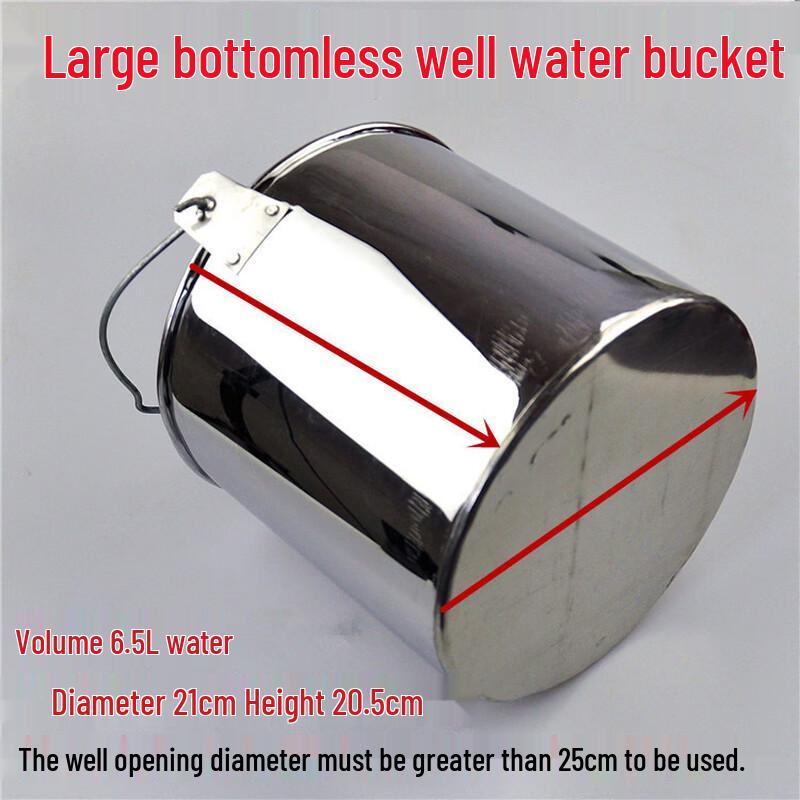 Stainless Steel Deep Well Water Bucket
