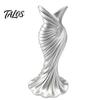 Vaso Sagomato Abito da Sera Stampato 3D Talos, Fioriera Scultura Abito Elegante, Ornamento Minimalista per Casa per Ingresso Mobile Laterale