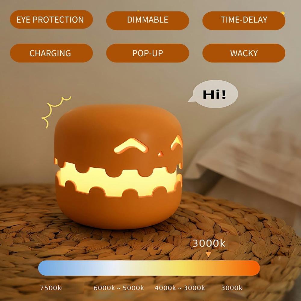 With Timer Function LED Nightlights Halloween Nightstand Lamp  Halloween Decorations