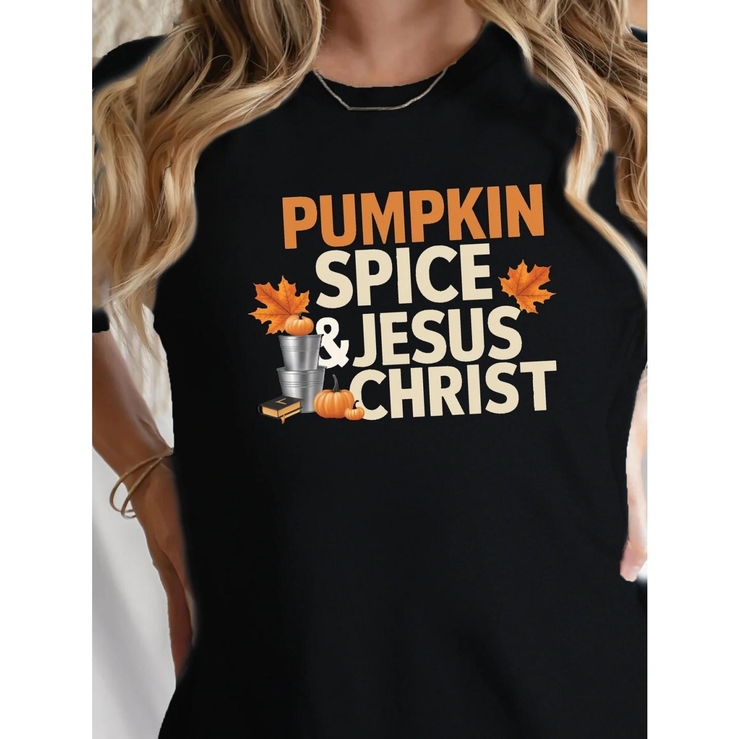 

Pumpkin Jesus Pure Women s Tshirt Comfort Fit Women Clothing S чёрный