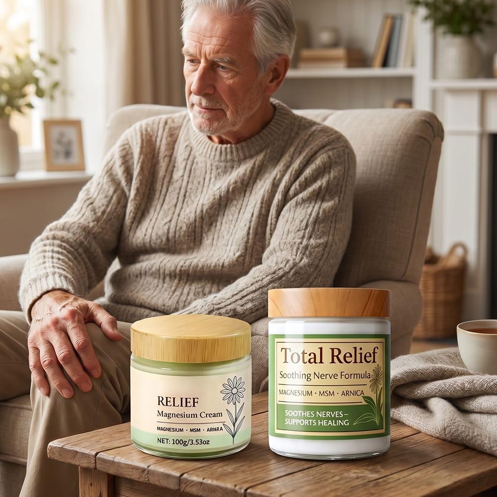 Nerve-soothing magnesium cream Natural ingredients Cream Relieves Tension Muscle Discomfort relax tight muscles