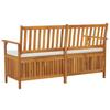 vidaXL Truhenbank mit Kissen 148 cm Massivholz Akazie