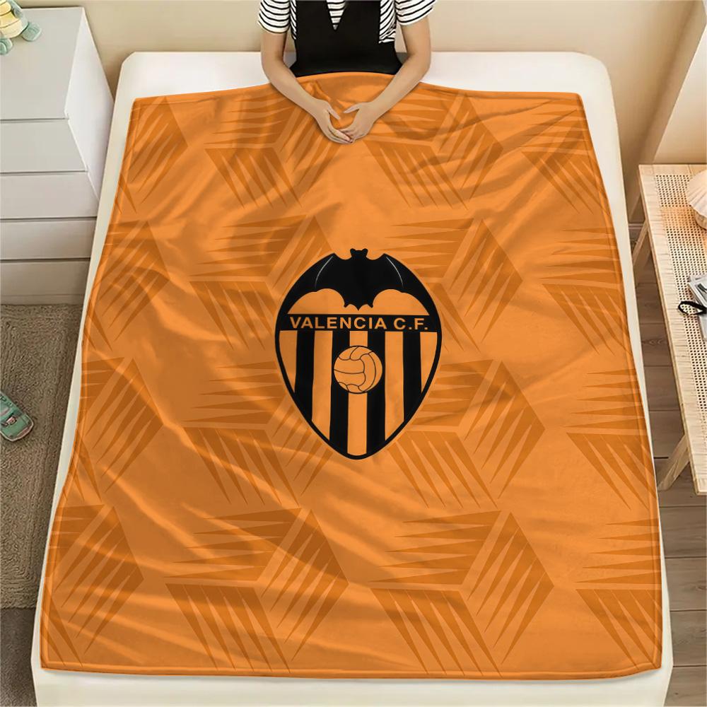 Valencia Club de Fútbol Flannel Blanket, High quality Comfortable for All Seasons, Home Decor, Warmth and Comfort