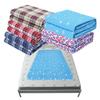Washable Four-Layer Incontinence Pad: Breathable Cotton Bed Protector for Adults