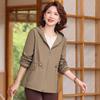 Stylish 2026 Spring Windbreaker for Middle-Aged Women